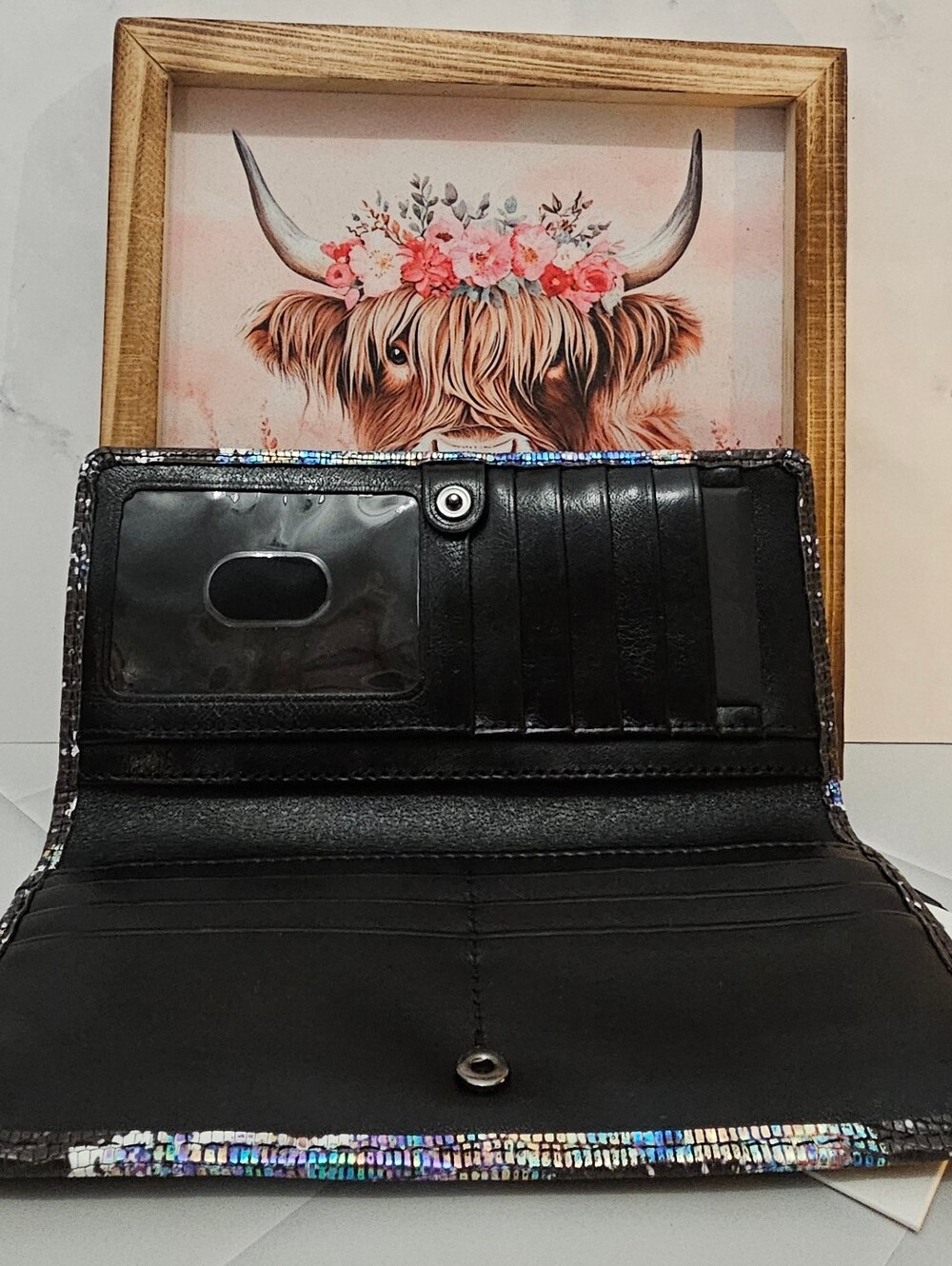 Brahmin Ady Wallet Multi Spectacle NWT Gunmetal Hardware - Picture 7 of 9